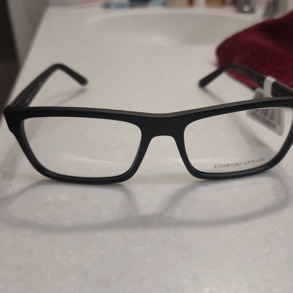 Giorgio Armani glasses with clear lenses